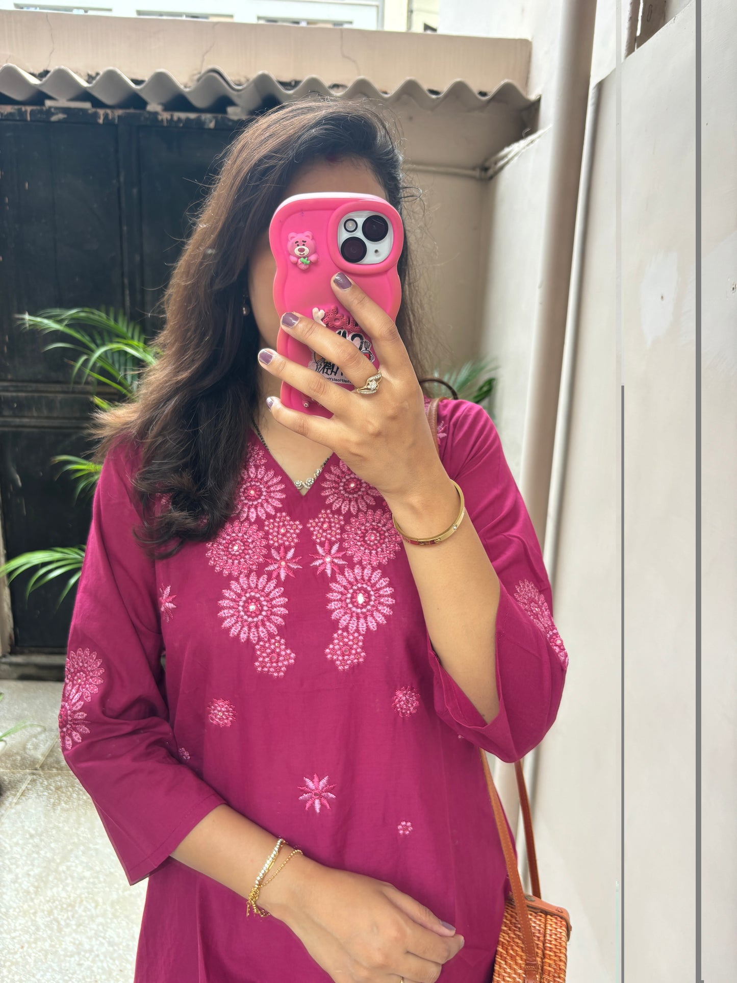 Designer A line Embroidered Coord Set