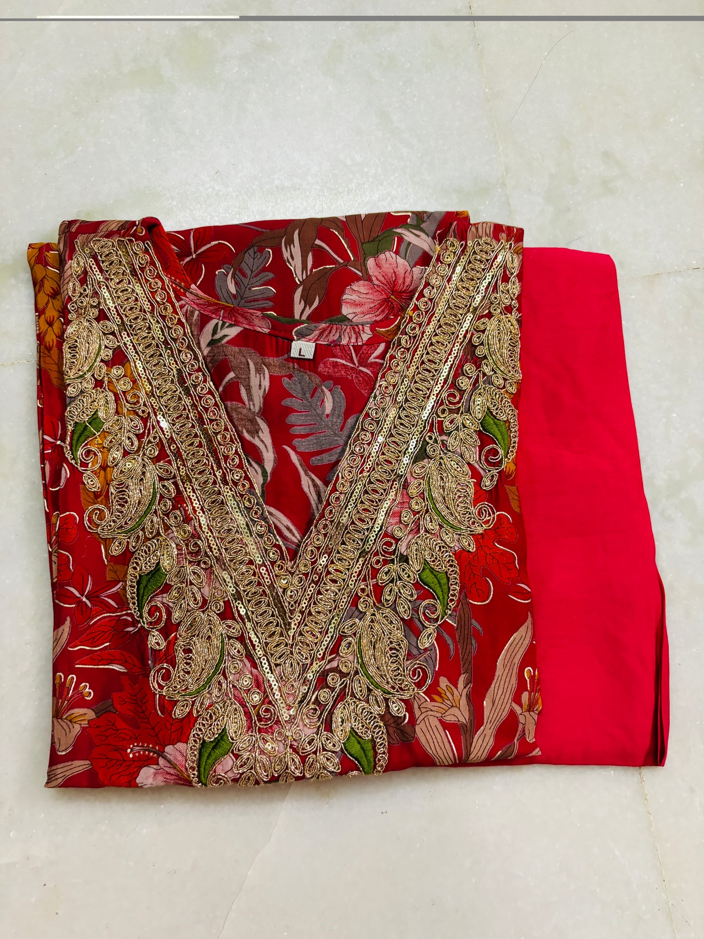 Muslin Silk Pant Set (Copy)