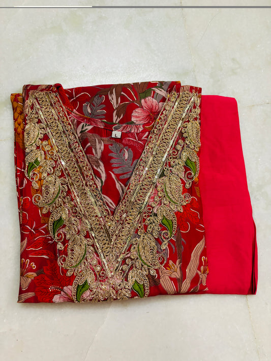 Muslin Silk Pant Set (Copy)