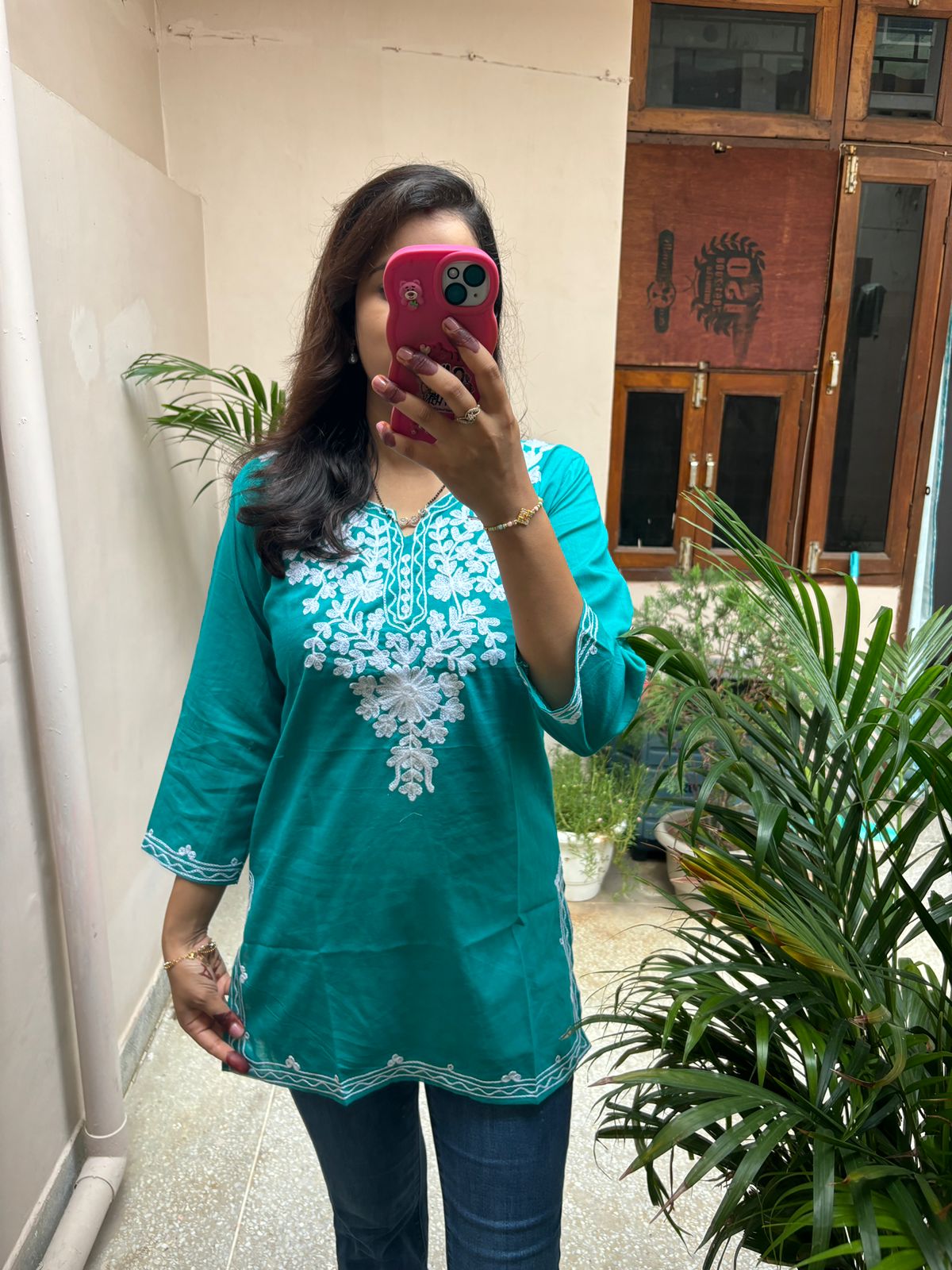 Kashmiri Cotton Short Kurti