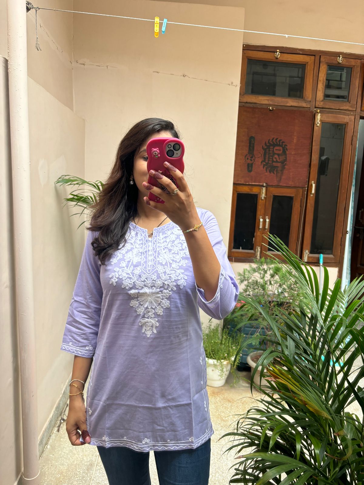 Kashmiri Cotton Short Kurti