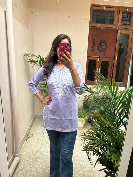 Kashmiri Cotton Short Kurti