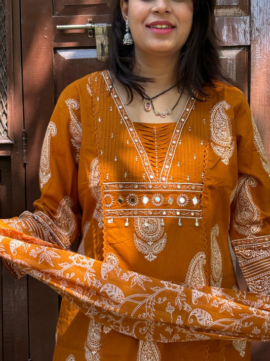 Mustard Muse Kurta Set