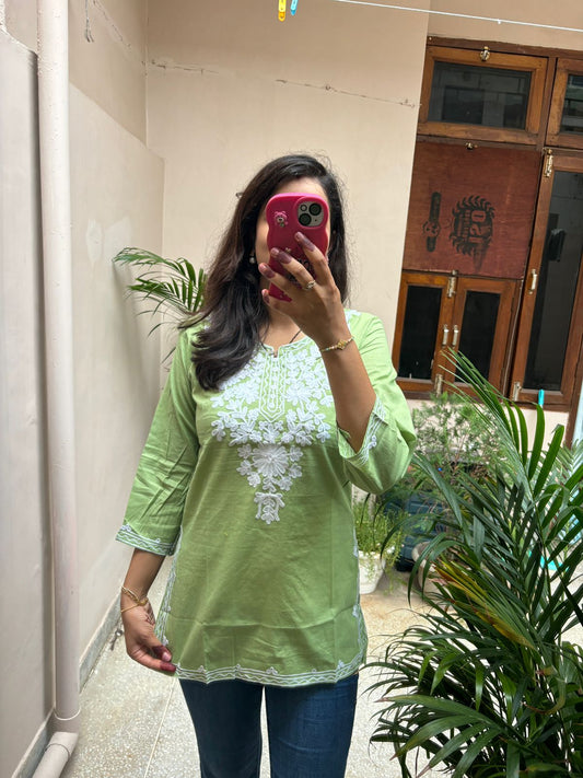 Kashmiri Cotton Short Kurti
