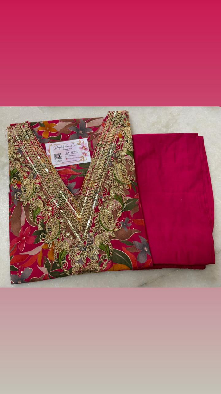 Muslin Silk Pant Set (Copy)